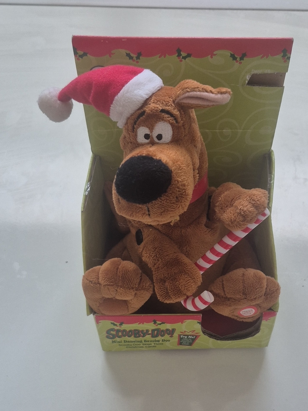 Gemmy Scooby-Doo Mini Dancing Plush Sings 3 Christmas Carols 2006 MPN 15626